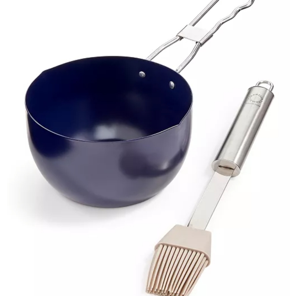 MARTHA STEWART NON-STICK SAUCE WITH SILICONE BRUSH